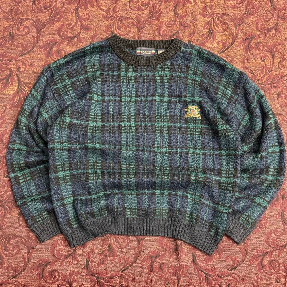 80s New River Heavy Knit Sweater